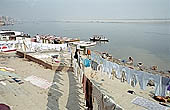 Varanasi - Dhobi Ghat, alive with the sound of dhobi (laundrymen) 